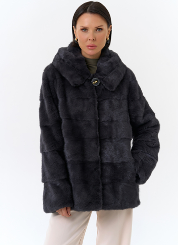 Куртка из меха норки с капюшоном Куртка из меха норки с капюшоном