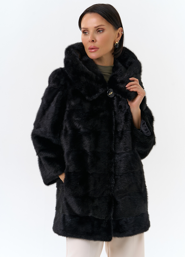 Шуба из норки модель № 24728 универмаг малина